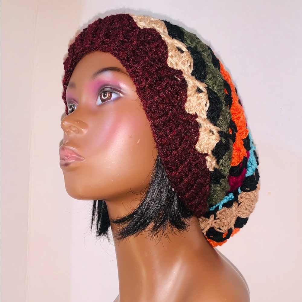 Crochet beautiful slouchy hat  handmade for adult - Picture 3 of 5